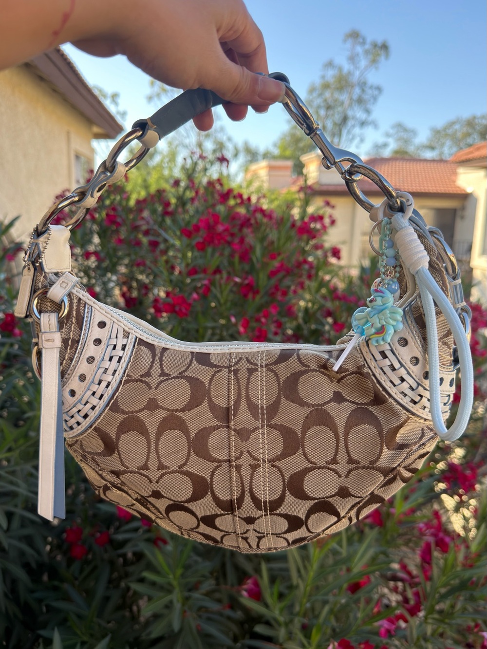 💎Vintage Coach Braided Mini Hobo Bag 10610- MINT Y2K Gem! 💎